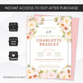 vintage happy birthday party with peonies